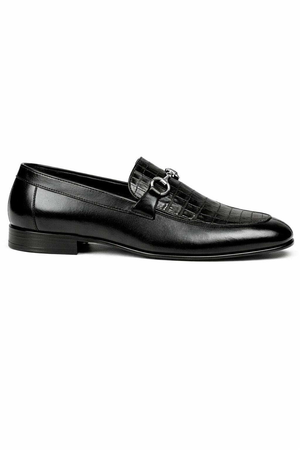 Lombardy Crocodile Calfskin Bit Loafers