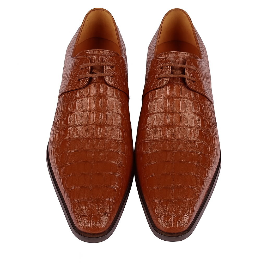 Lombardy Caiman Hornback Dress Shoes
