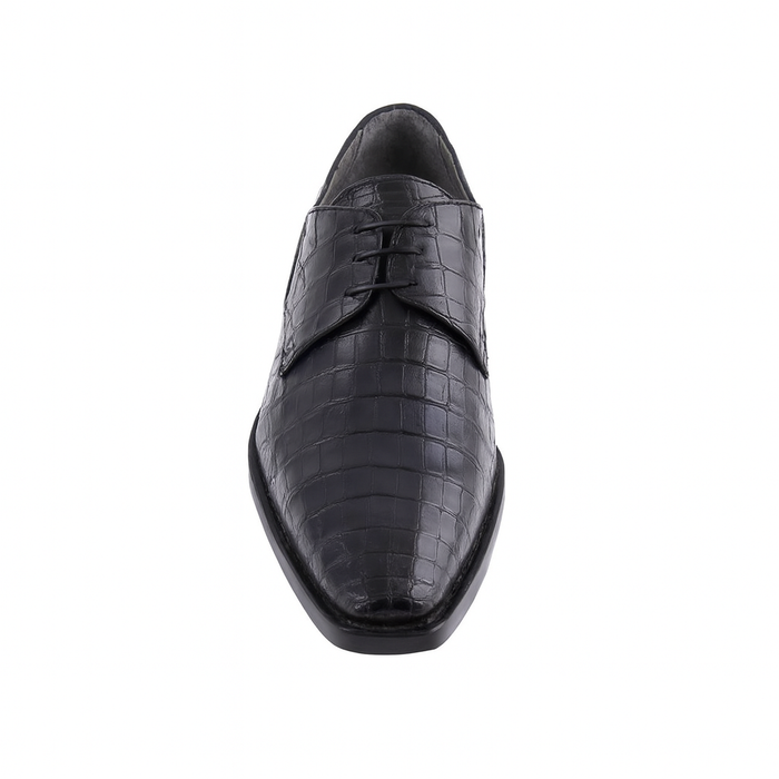 Los Altos Black Genuine All-Over Crocodile ~ World Best Alligator ~ Gator Skin Belly Shoes