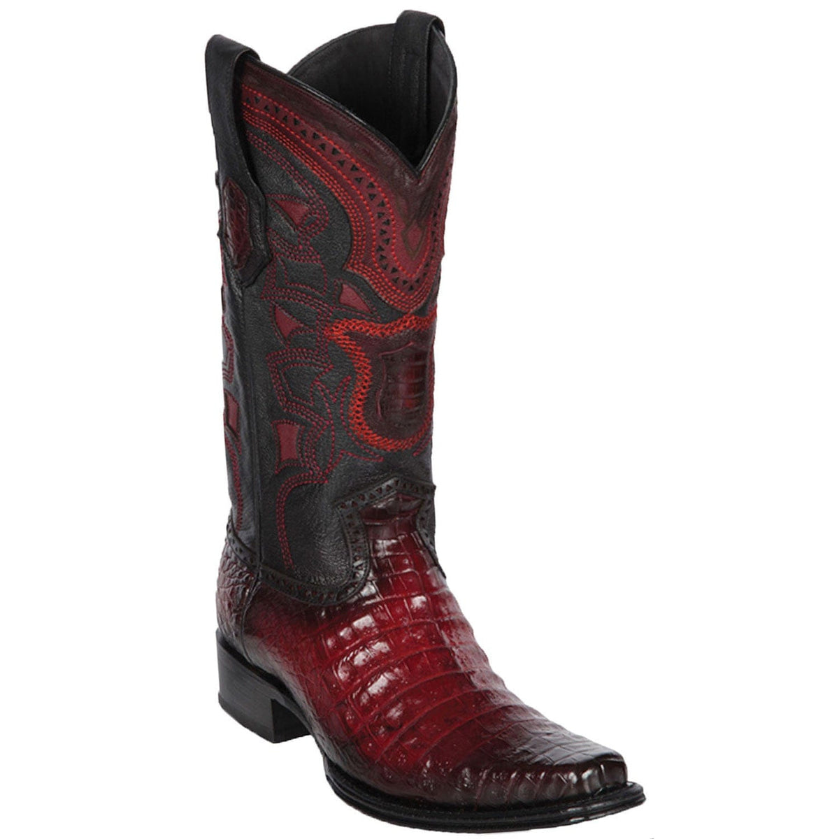 Men's Genuine Caiman Belly Skin European Square Toe Boots - Los Altos Boots