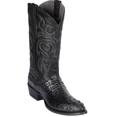 Men's genuine Caiman Tail Skin European Square Toe Short Boots With Zipper Faded Gray Color