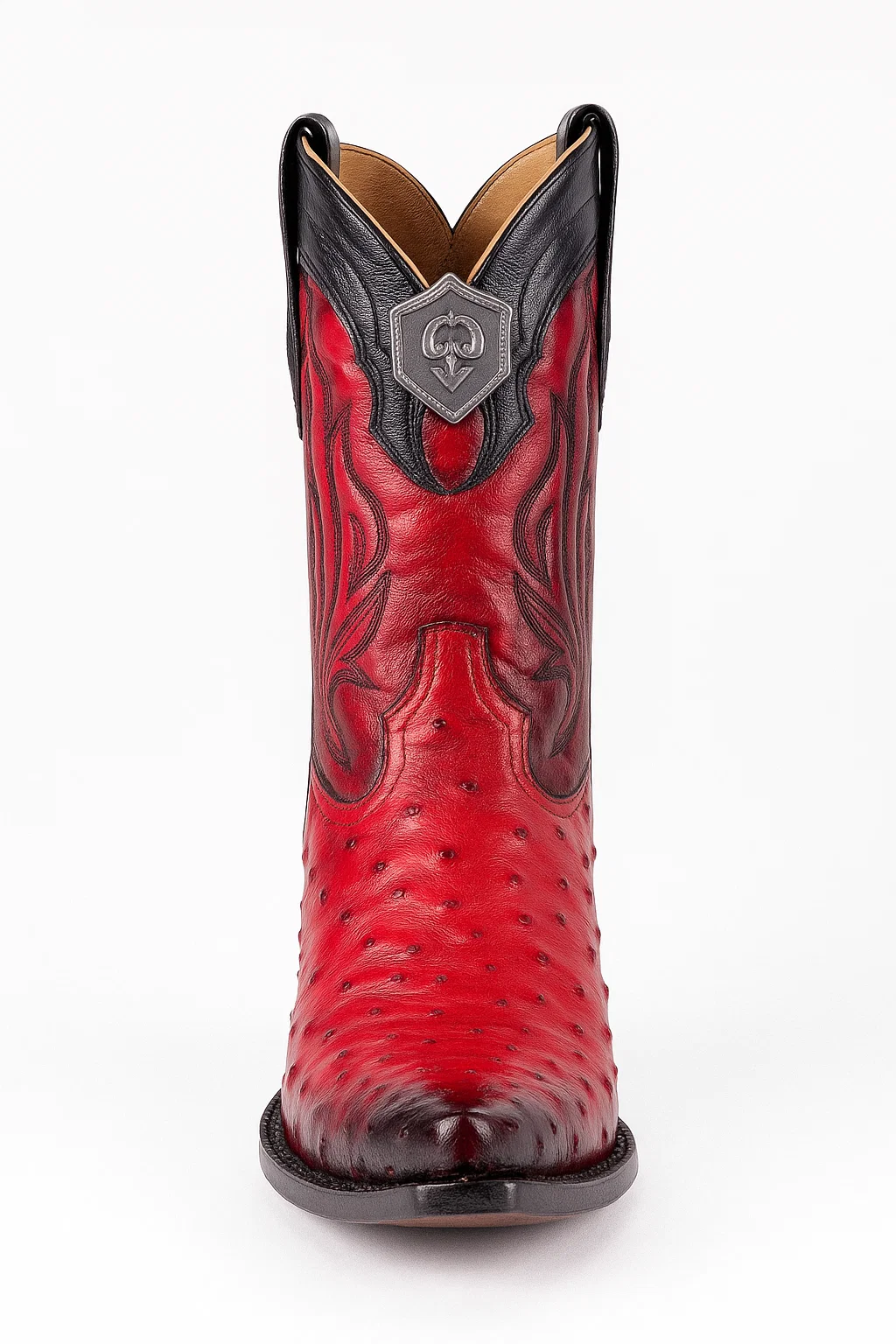 los-altos-boots-ostrich-faded-red-pointed