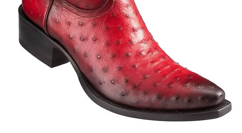 los-altos-boots-ostrich-faded-red-pointed