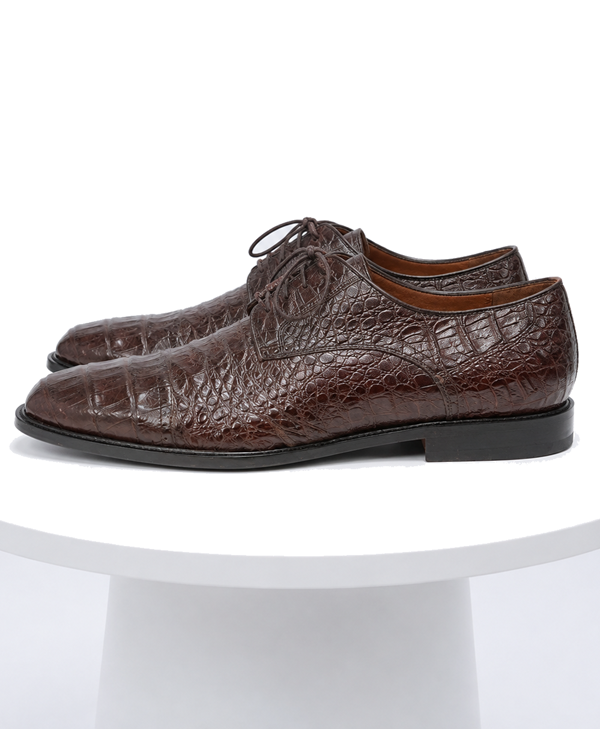 Los Altos Genuine Caiman Oxford Dress Shoe