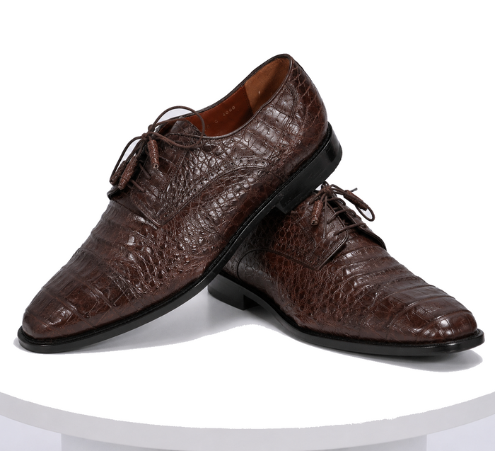Los Altos Genuine Caiman Oxford Dress Shoe