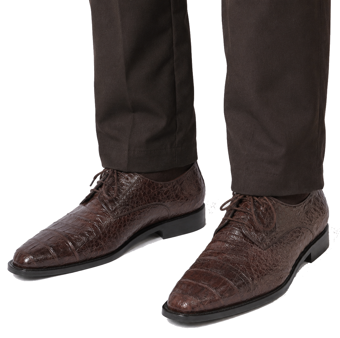 Los Altos Genuine Caiman Oxford Dress Shoe