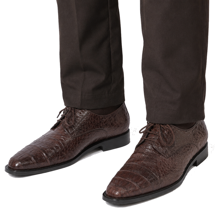 Los Altos Genuine Caiman Oxford Dress Shoe