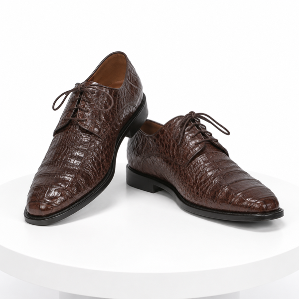 Los Altos Genuine Caiman Oxford Dress Shoe