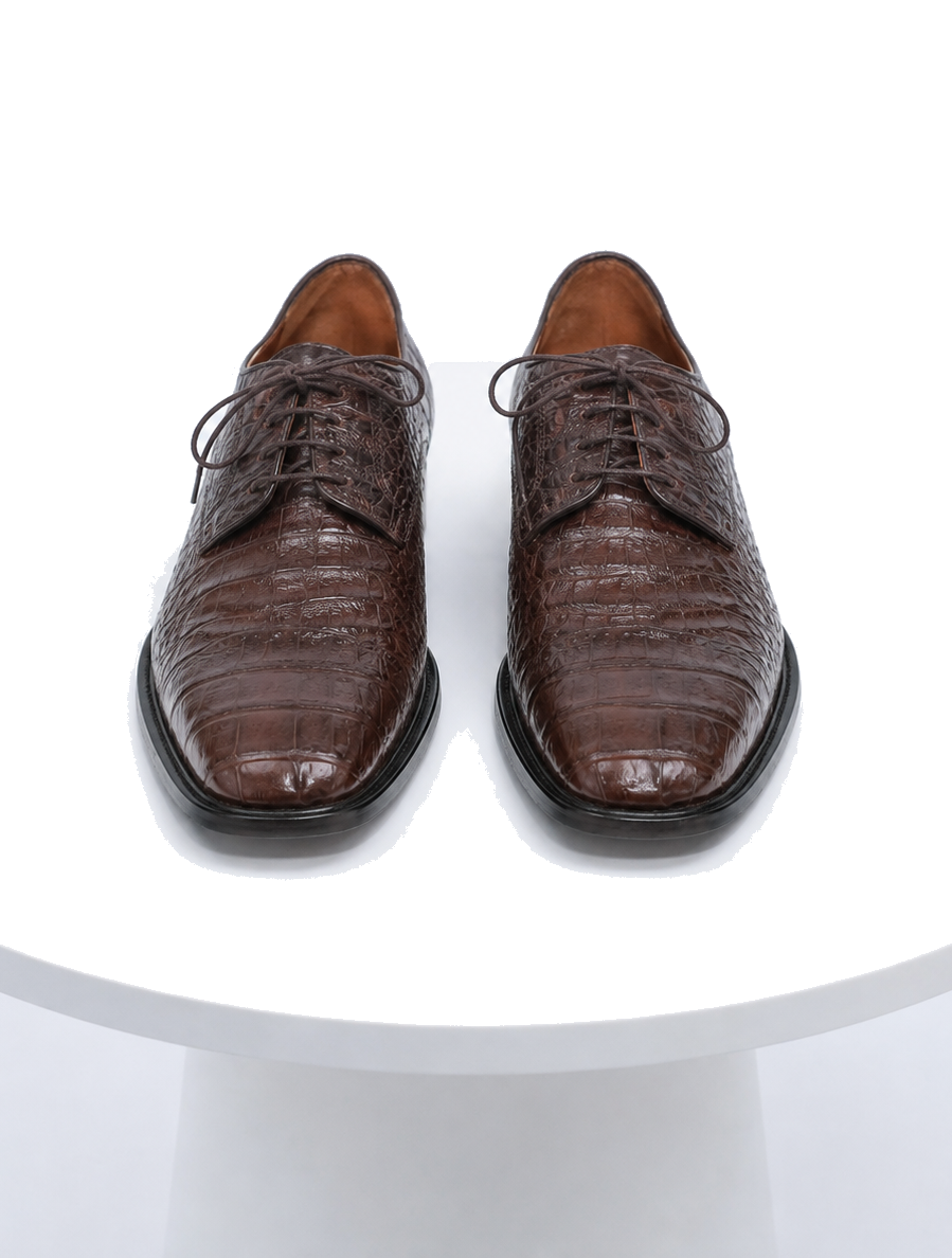 Los Altos Genuine Caiman Oxford Dress Shoe