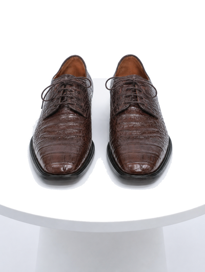 Los Altos Genuine Caiman Oxford Dress Shoe