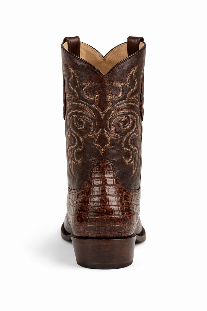 Men's Los Altos Caiman Tail Snip Toe Boots
