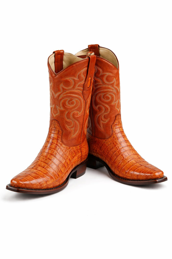 Men's Los Altos Caiman Tail Snip Toe Boots