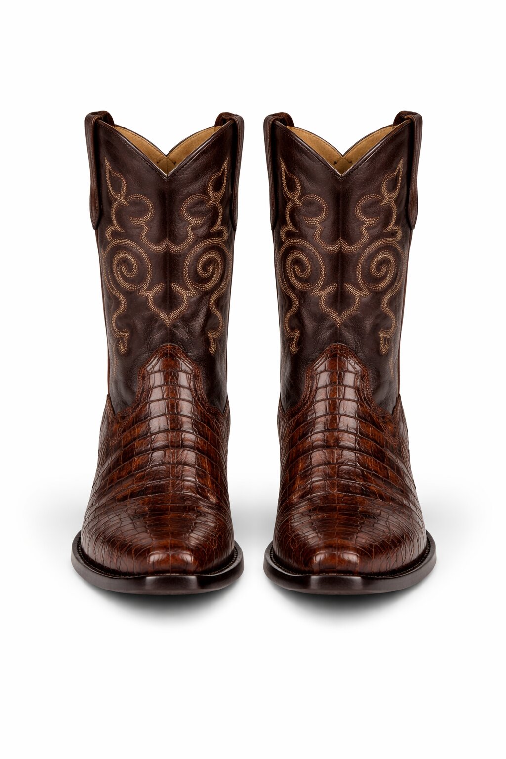 Men's Los Altos Caiman Tail Snip Toe Boots