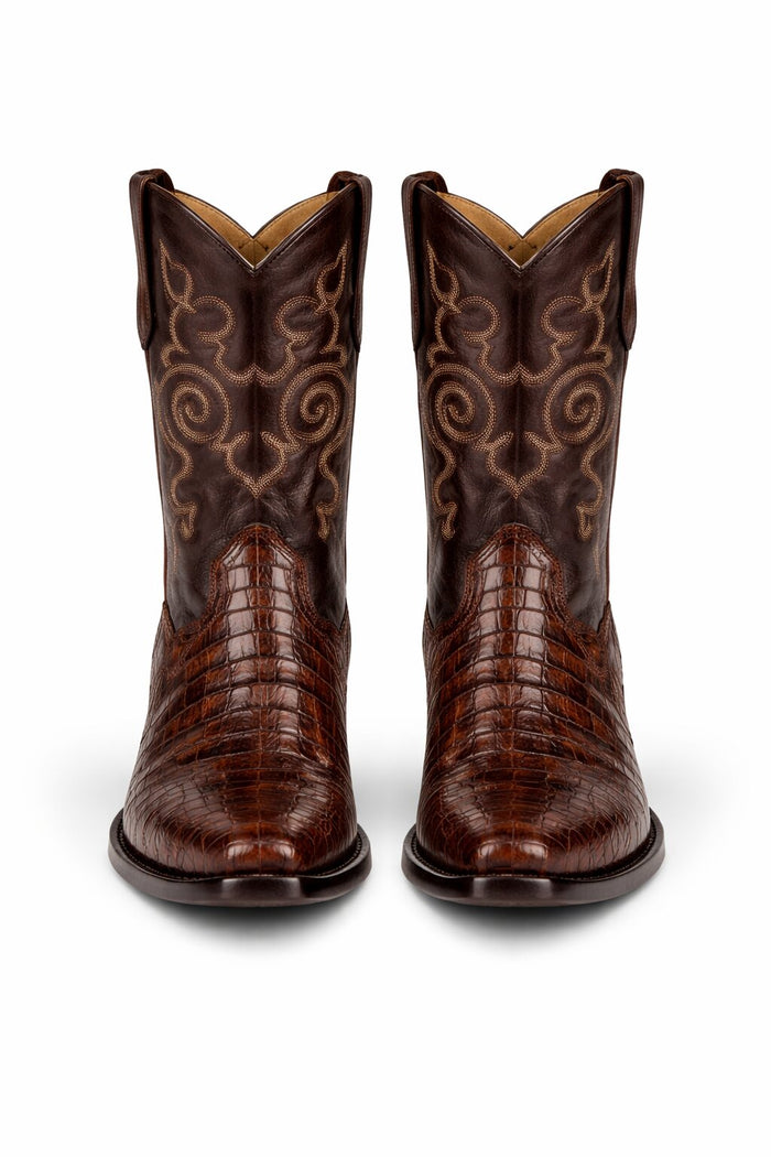 Men's Los Altos Caiman Tail Snip Toe Boots
