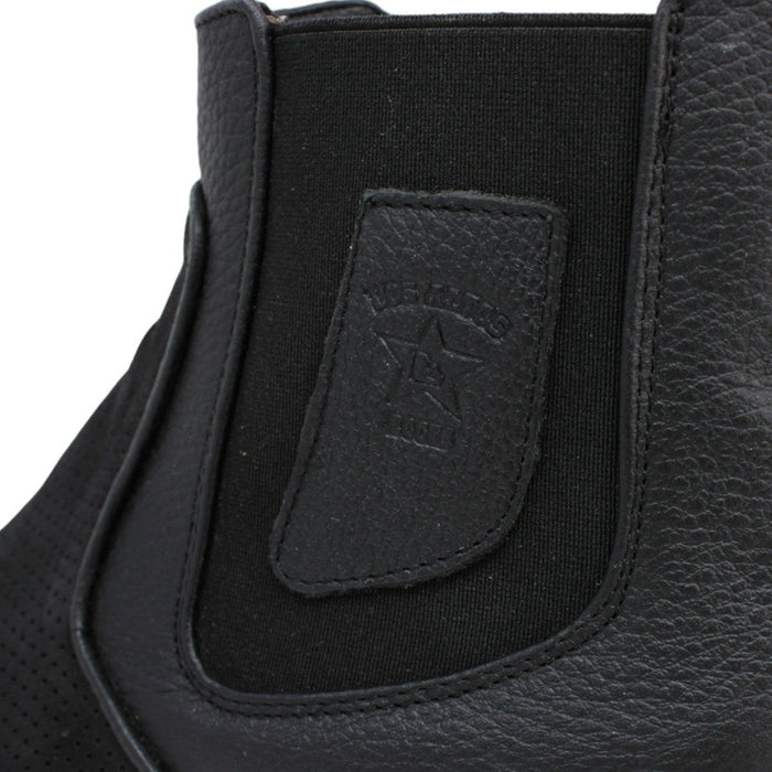 Los Altos Wide Square Toe Suede Short Boots