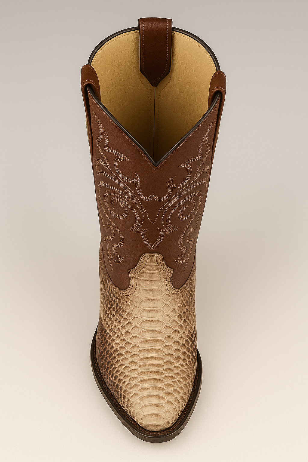 Men's Los Altos Python J-Toe Boots Rustic