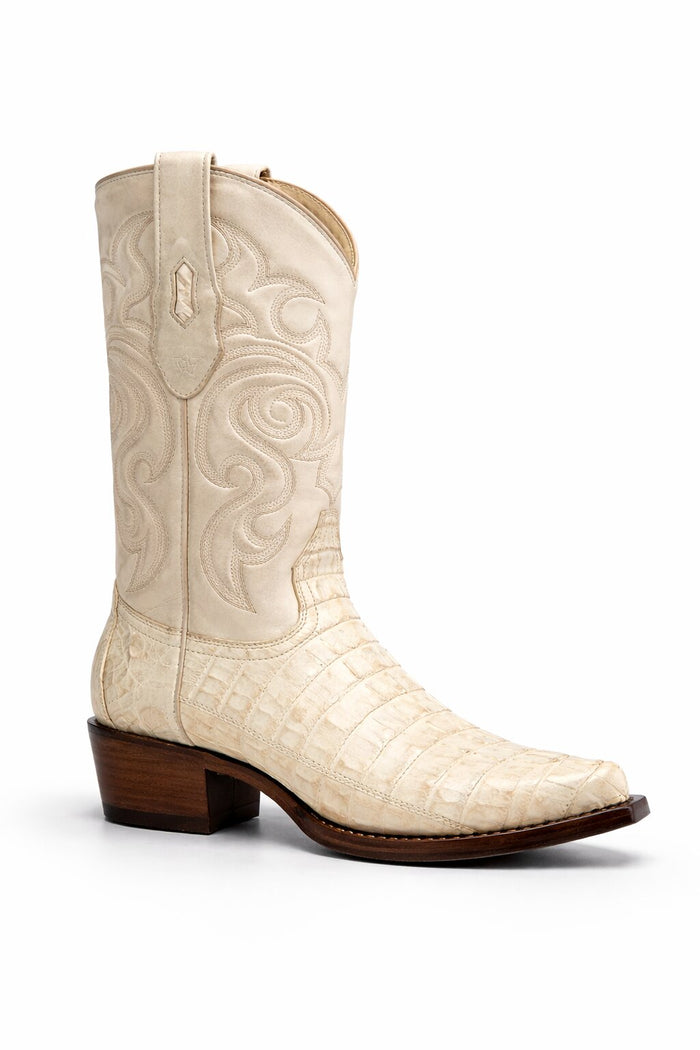 Men's Los Altos Caiman Tail Snip Toe Boots