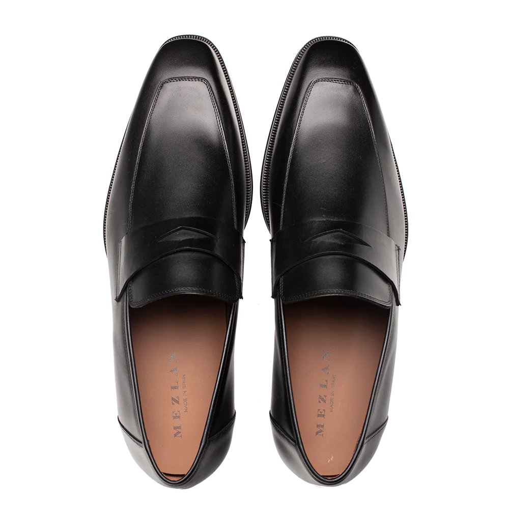 Mezlan Avenue Rubber Sole Penny Loafer