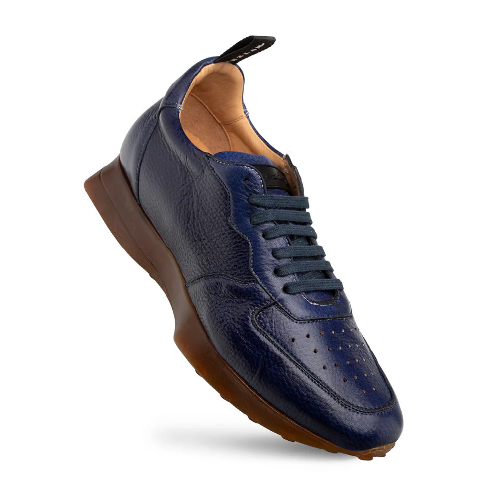 Mezlan Gerardo Deerskin Sneaker Blue (21135)