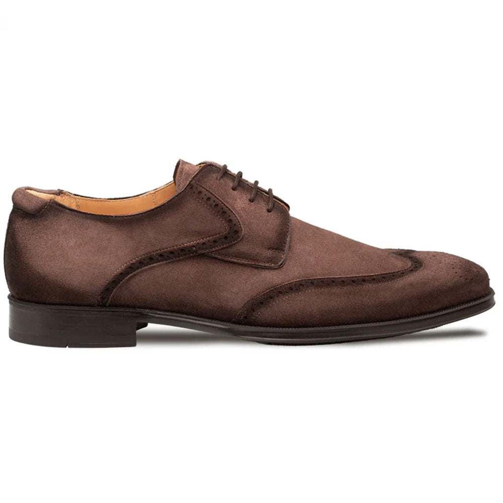 Mezlan Benante Suede Wing Tip Derby
