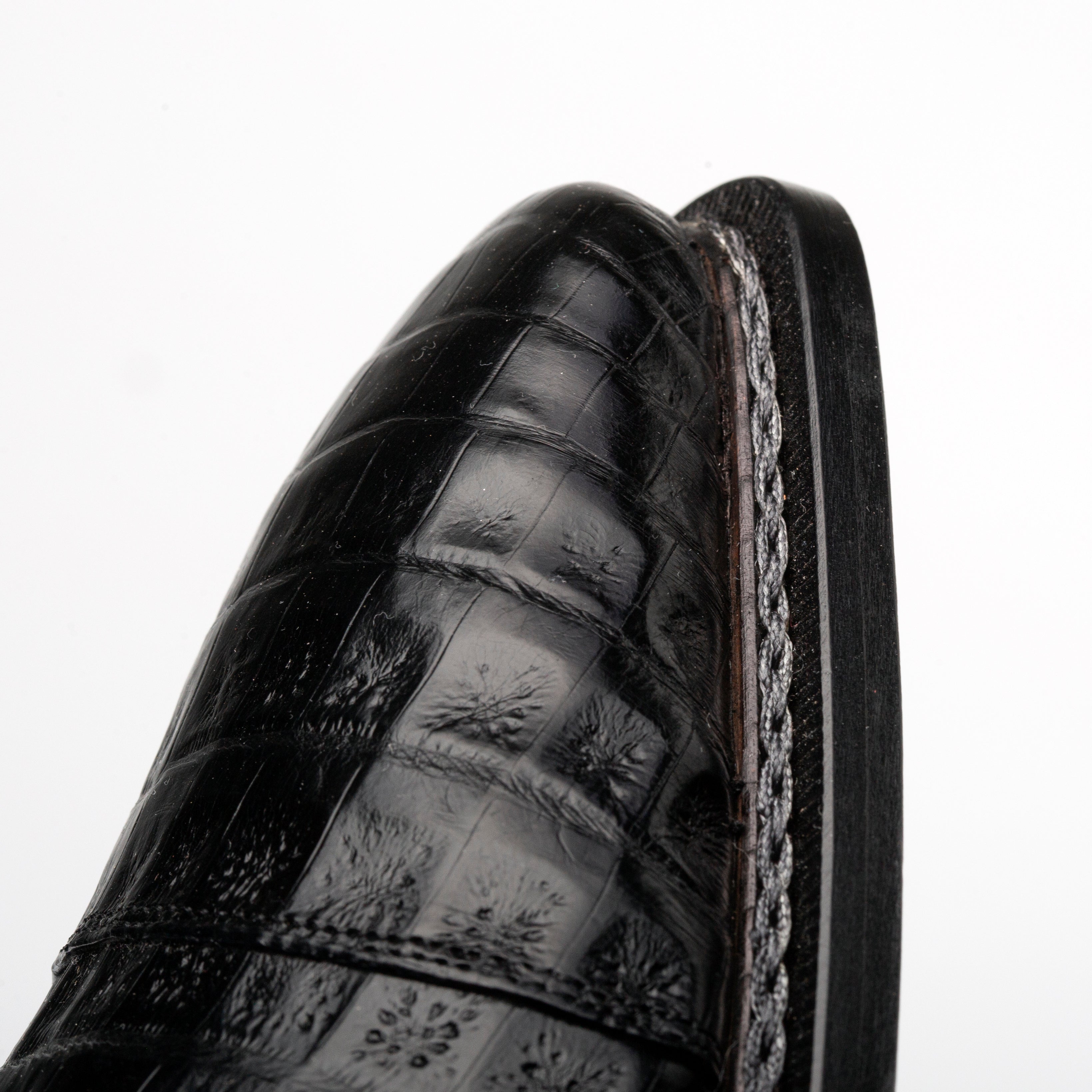 Mezlan Giovane Crocodile Derby - Luxury Men's Dress Shoe