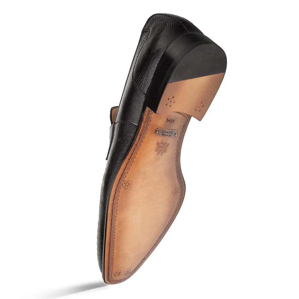 Mezlan Mayor Lizard Penny Loafer