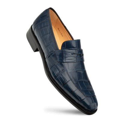 Mezlan Piccolo Alligator Penny Loafer