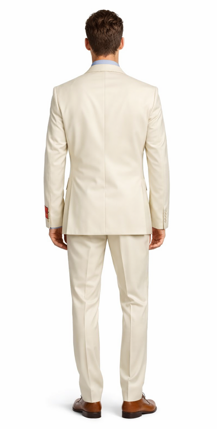 Tiglio Beige Two-button Wool Suit