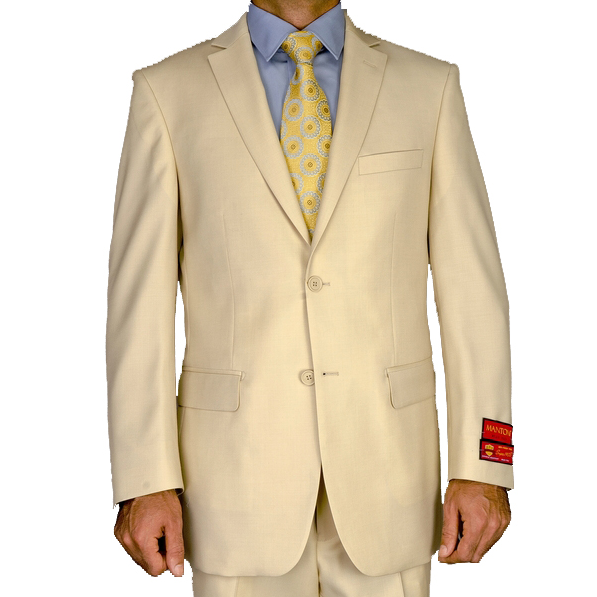 Tiglio Beige Two-button Wool Suit