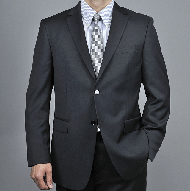 Tiglio Black or Gray 2-Button Slim or Modern Fit Suit