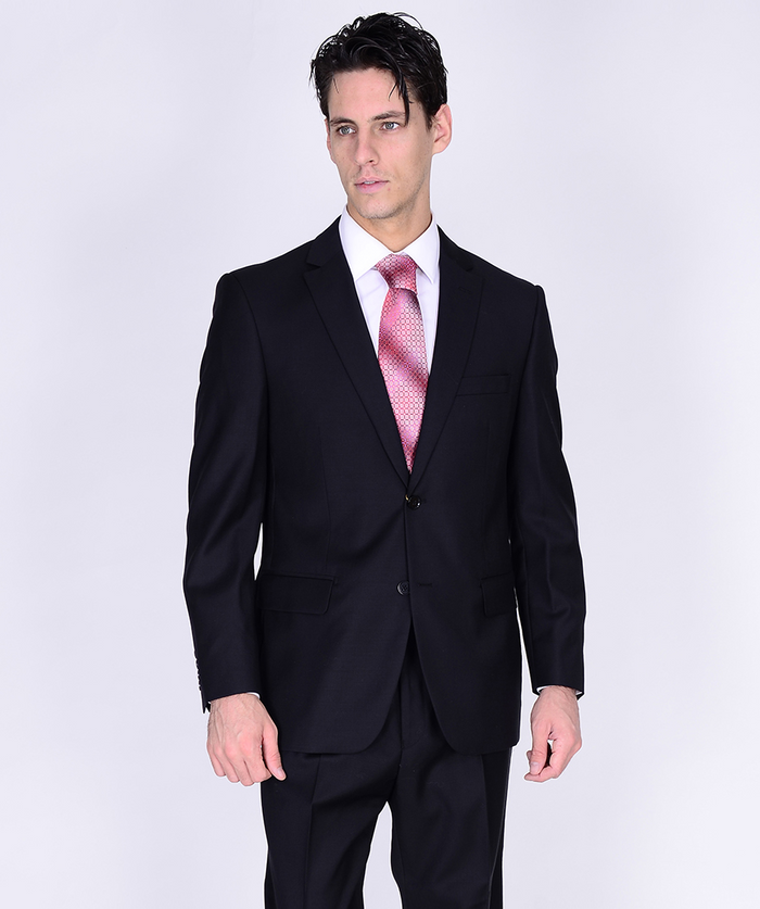 Tiglio Black or Gray 2-Button Slim or Modern Fit Suit