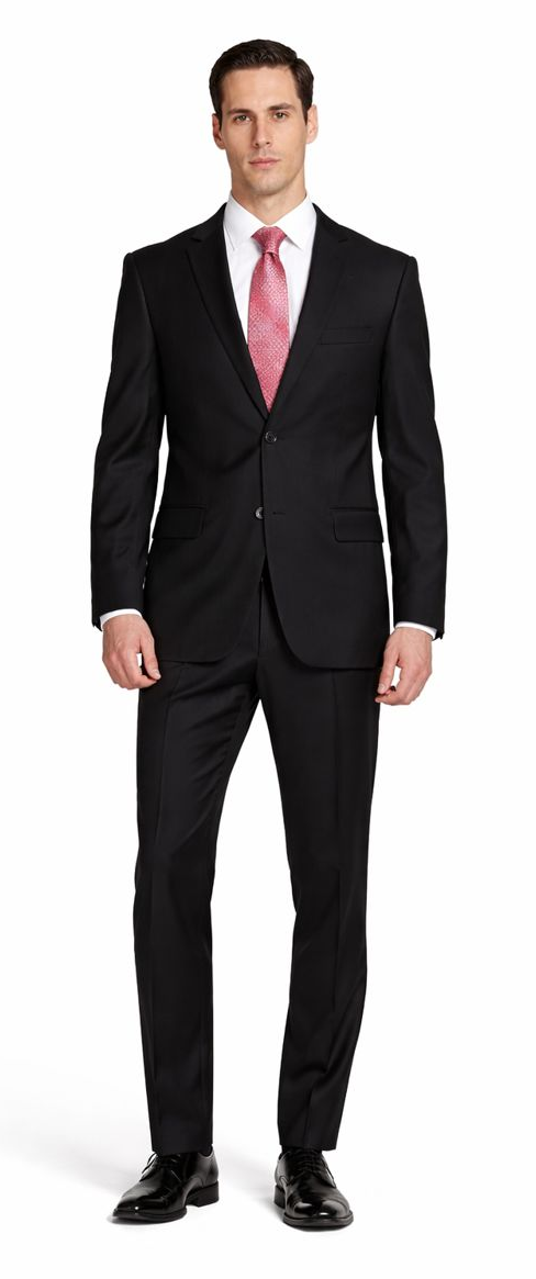 Tiglio Black or Gray 2-Button Slim or Modern Fit Suit