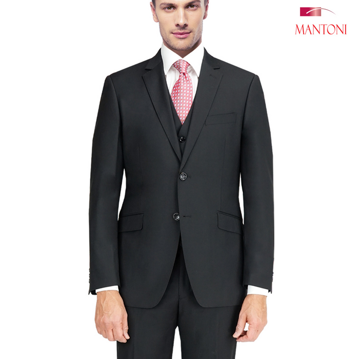 Tiglio Charcoal Two-button Wool Suit