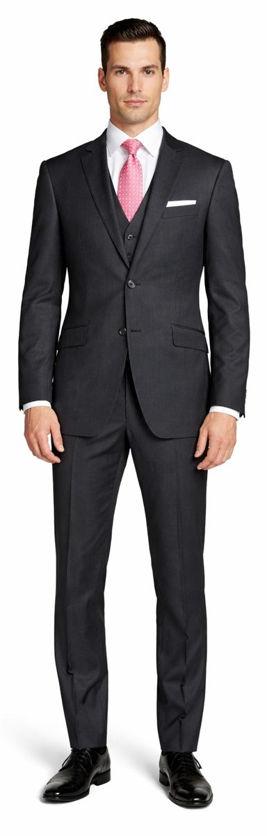 Tiglio Charcoal Two-button Wool Suit