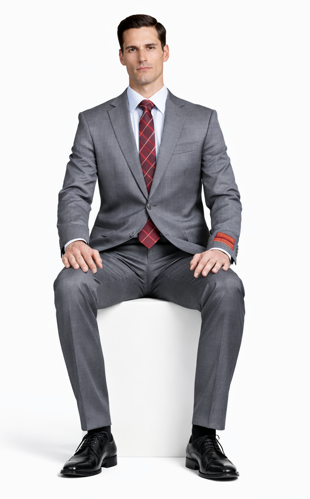 Tiglio Gray Two-button Super Wool Suit