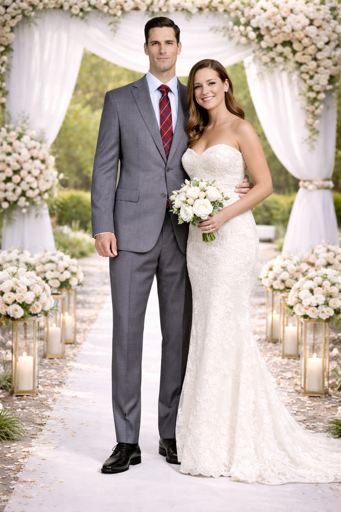 Tiglio Gray Two-button Super Wool Suit