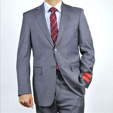 Tiglio Gray Two-button Super Wool Suit