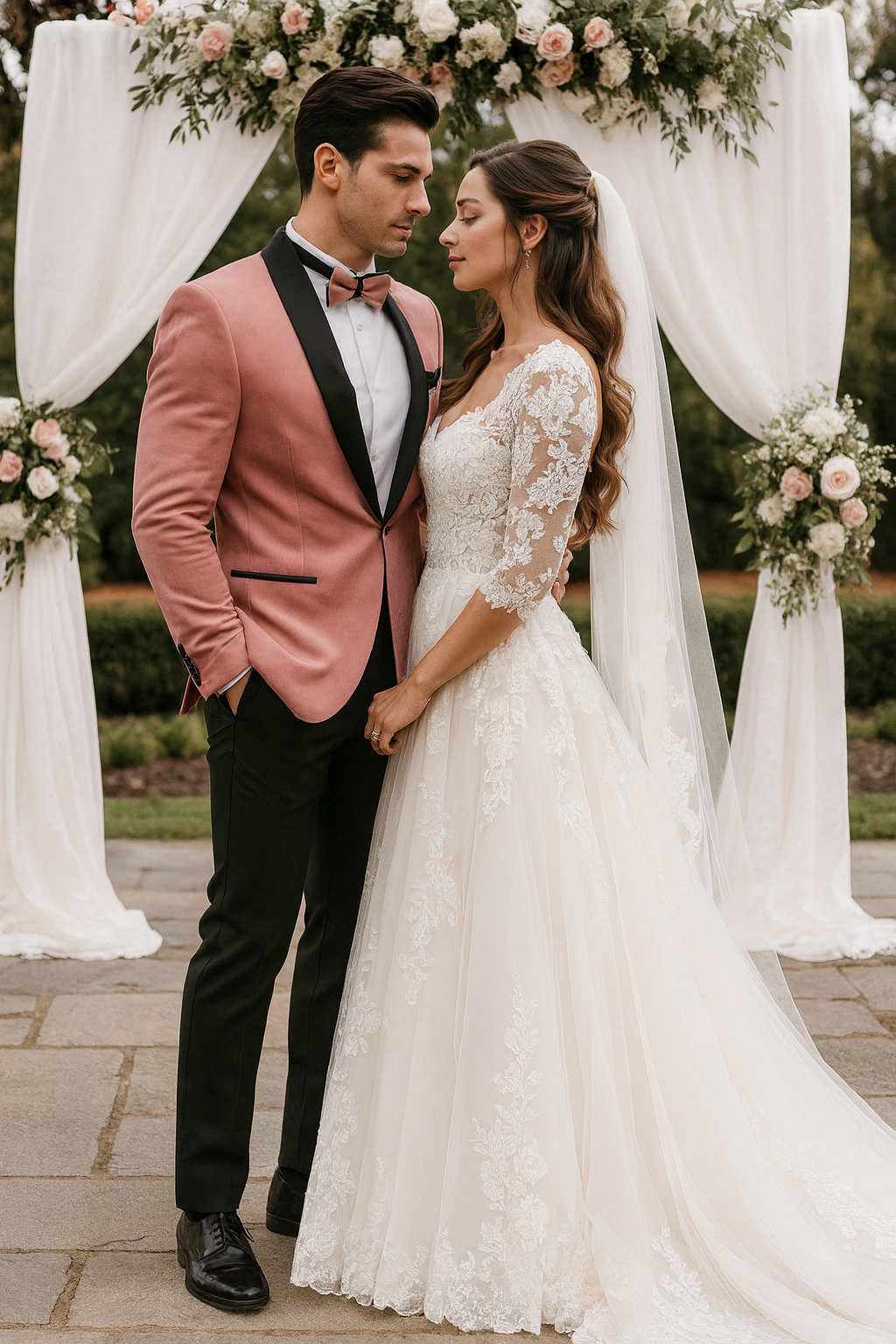 Mauve Velvet Tuxedo Jacket with Shawl Lapel – Slim Fit