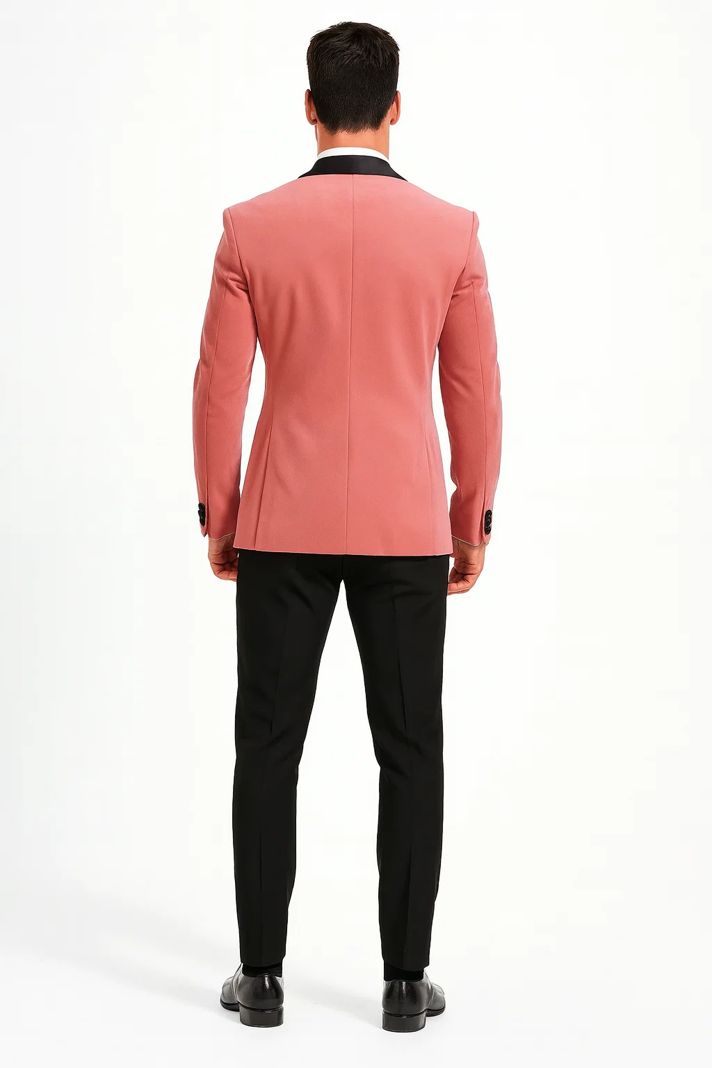 Mauve Velvet Tuxedo Jacket with Shawl Lapel – Slim Fit