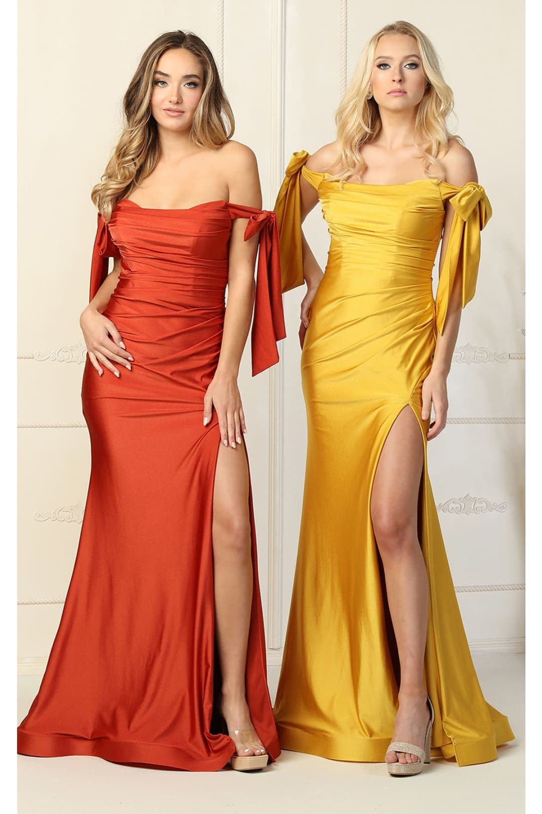 Prom Dress Stretchy Off The Shoulder Plus Size Gown for a Wedding Guest