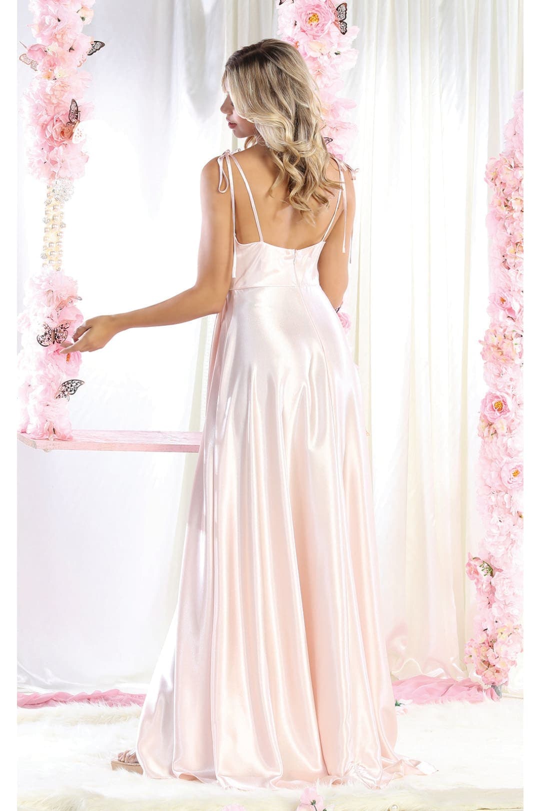 Plus Size Long Evening Gown Maxi Formal Dress for Women By May Queen MQ1901