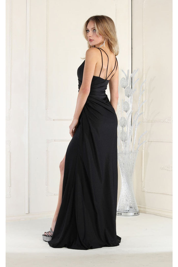 May Queen MQ1954 Dual Straps Simple Bridesmaids Dress