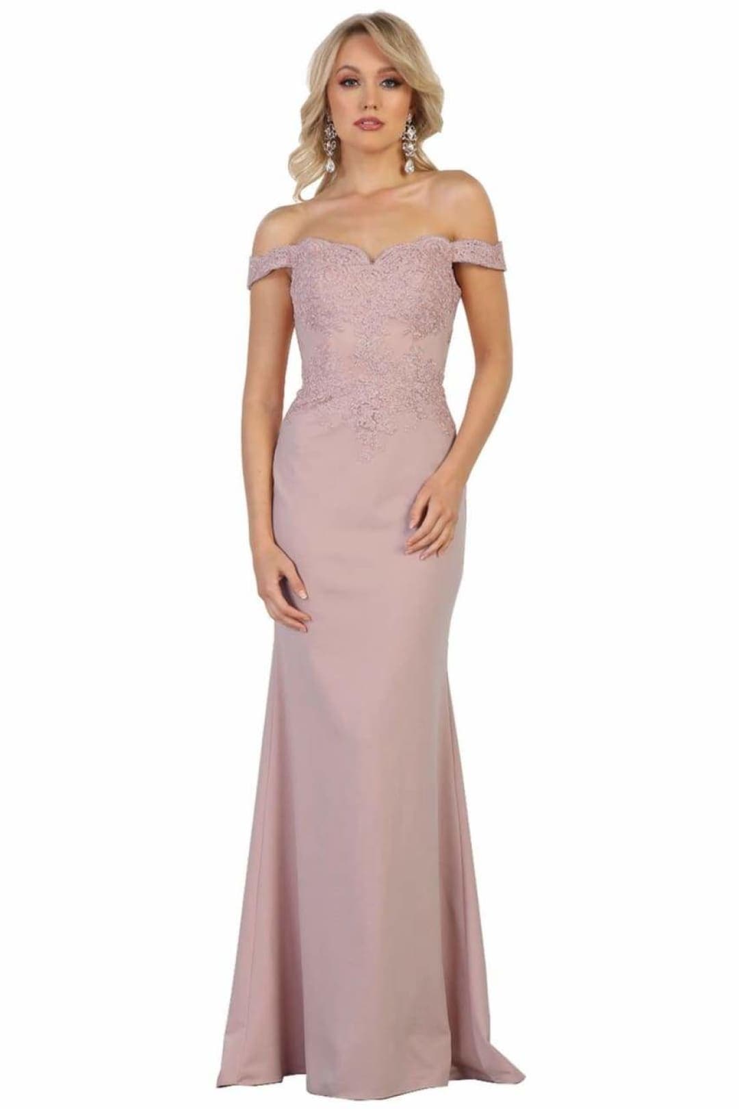 May Queen Off The Shoulder Formal Gown