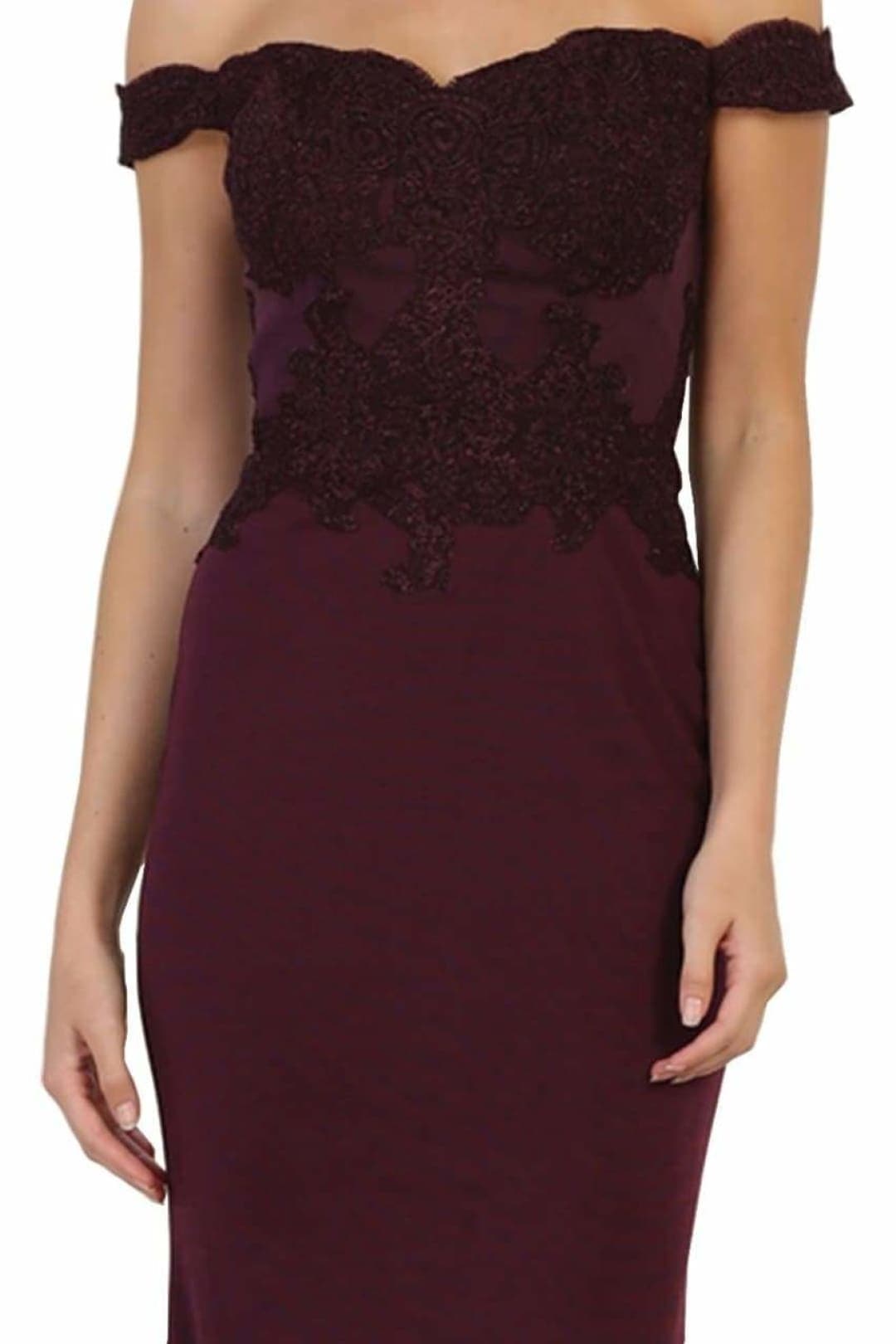 May Queen Off The Shoulder Formal Gown