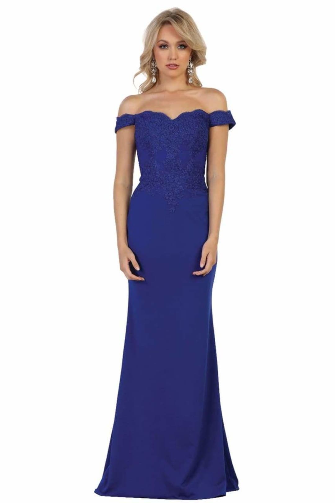 May Queen Off The Shoulder Formal Gown