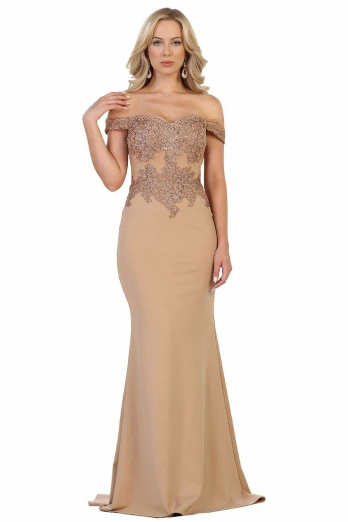 May Queen Off The Shoulder Formal Gown