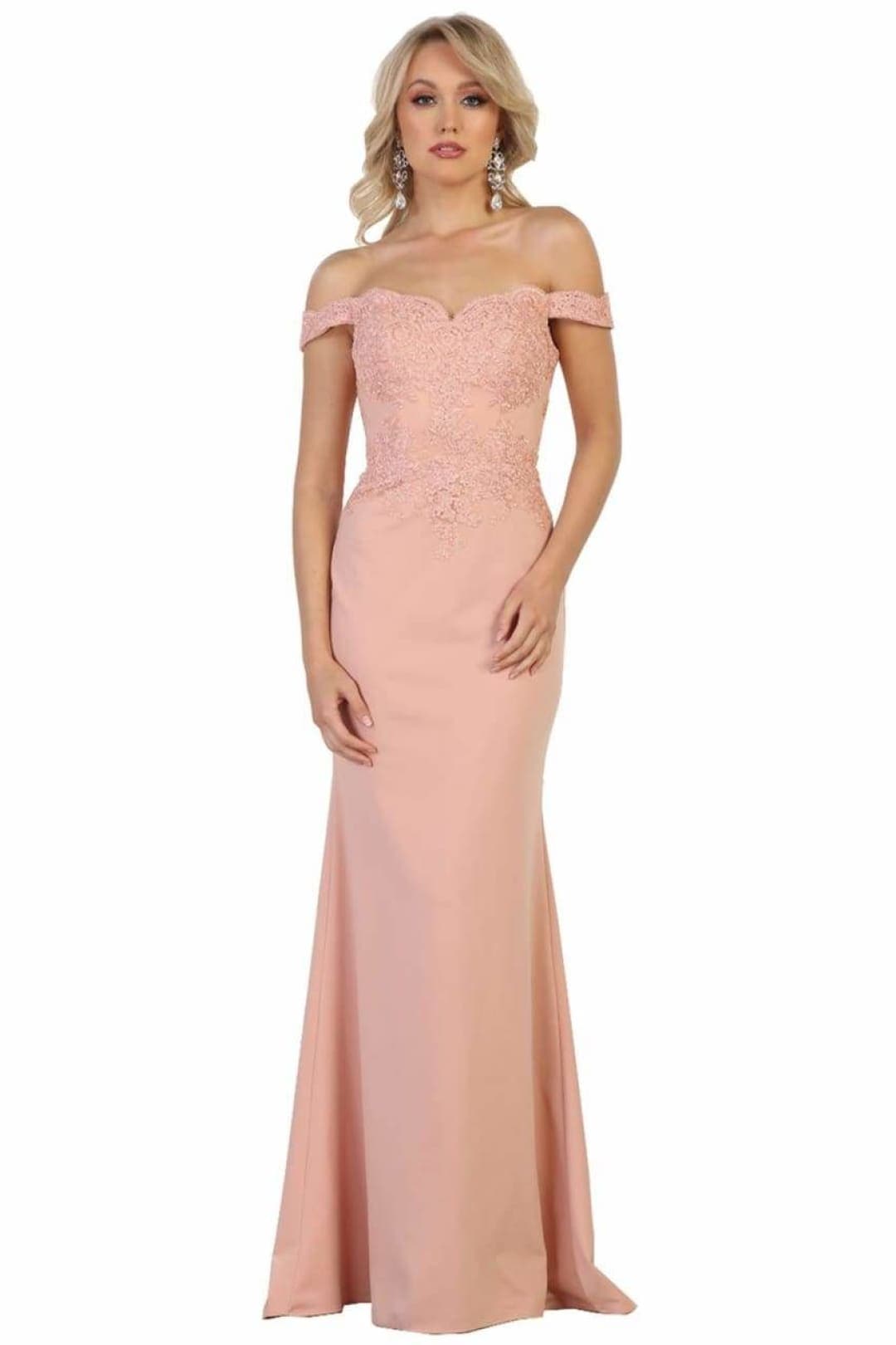May Queen Off The Shoulder Formal Gown
