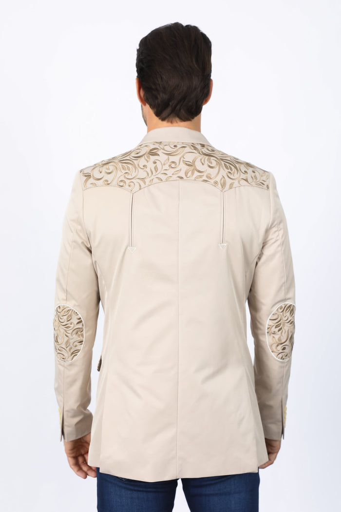 Men’s Embroidery Blazer – Fashion Designer Dress Jacket for Formal and Party Wear