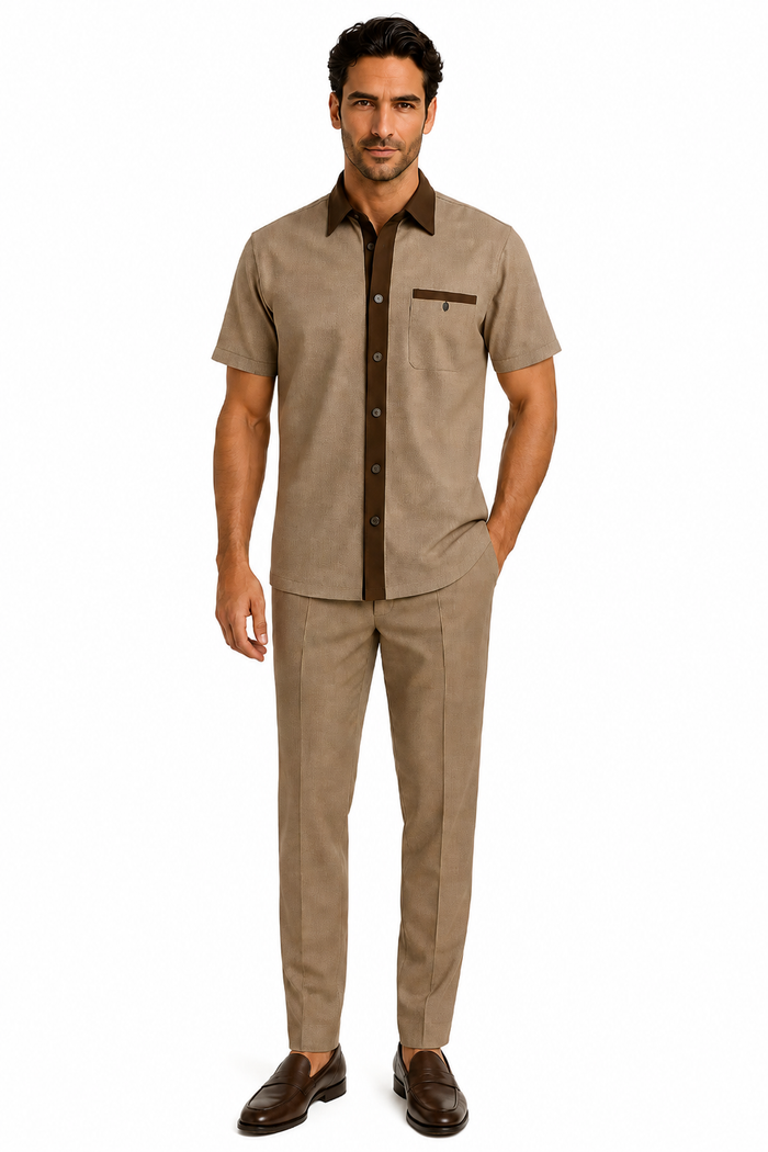 Houndstooth 2-Piece Walking Set by Zacchi