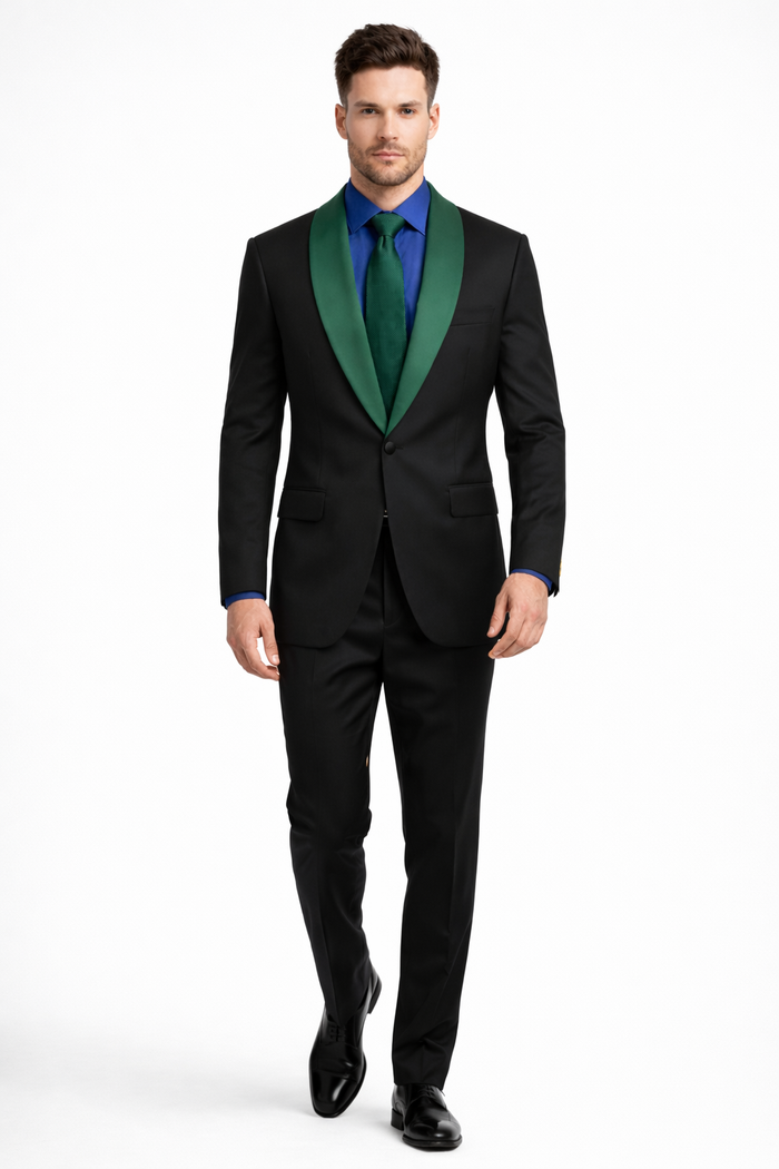 Men's Elegant Shawl Lapel Wedding Tuxedo Blazer for Formal Events